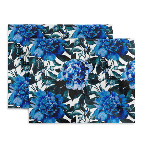 Marta Barragan Camarasa Indigo floral Placemat