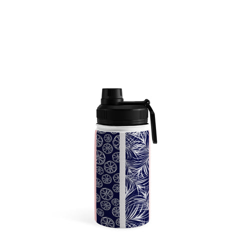 Marta Barragan Camarasa Indigo nature and fruits Water Bottle