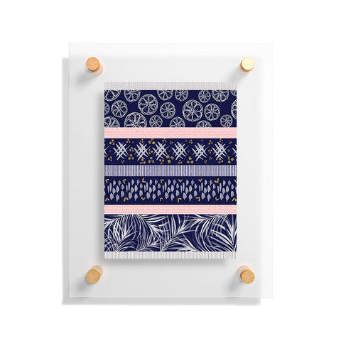 Marta Barragan Camarasa Indigo nature and fruits Floating Acrylic Print