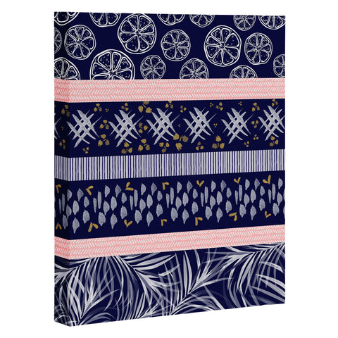 Marta Barragan Camarasa Indigo nature and fruits Art Canvas