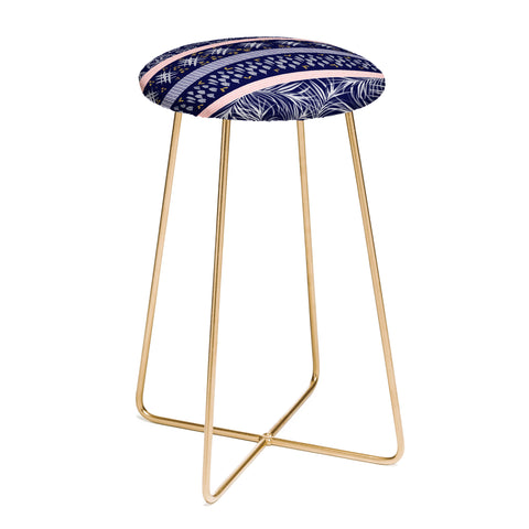 Marta Barragan Camarasa Indigo nature and fruits Counter Stool