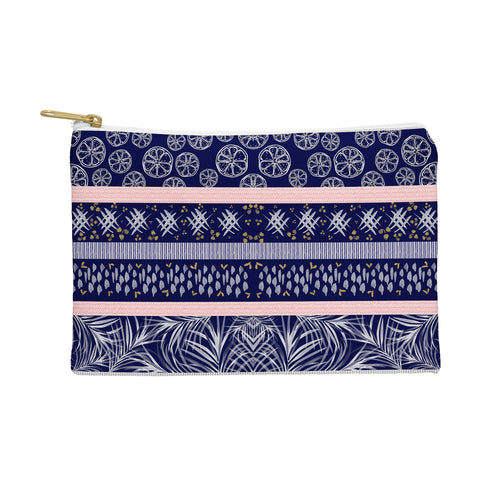Marta Barragan Camarasa Indigo nature and fruits Pouch