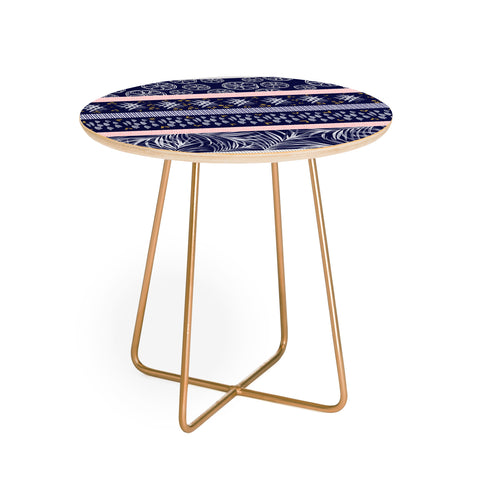 Marta Barragan Camarasa Indigo nature and fruits Round Side Table