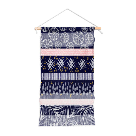 Marta Barragan Camarasa Indigo nature and fruits Wall Hanging Portrait