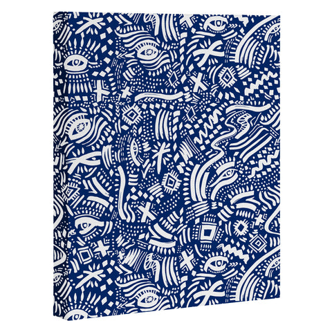 Marta Barragan Camarasa Indigo tribe nomadic Art Canvas
