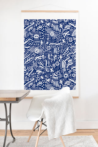 Marta Barragan Camarasa Indigo tribe nomadic Art Print And Hanger