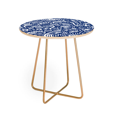 Marta Barragan Camarasa Indigo tribe nomadic Round Side Table