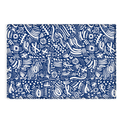 Marta Barragan Camarasa Indigo tribe nomadic Outdoor Rug