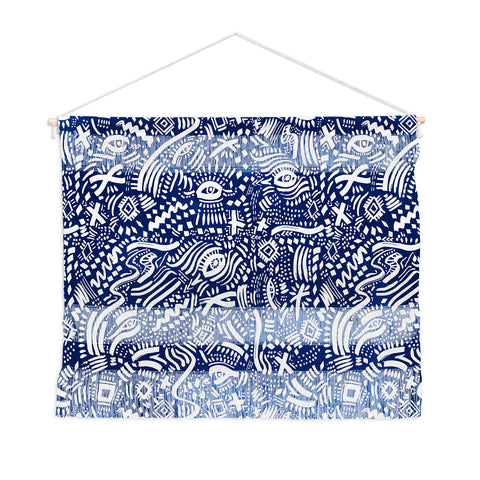 Marta Barragan Camarasa Indigo tribe nomadic Wall Hanging Landscape