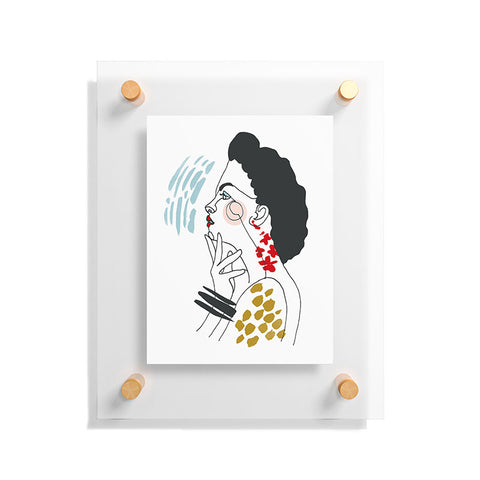 Marta Barragan Camarasa Inspiring woman Floating Acrylic Print
