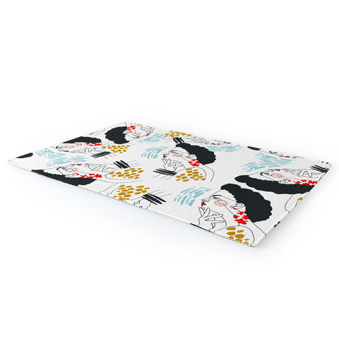 Marta Barragan Camarasa Inspiring woman Area Rug
