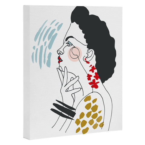 Marta Barragan Camarasa Inspiring woman Art Canvas