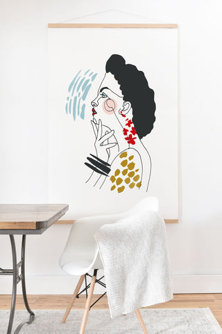 Marta Barragan Camarasa Inspiring woman Art Print And Hanger