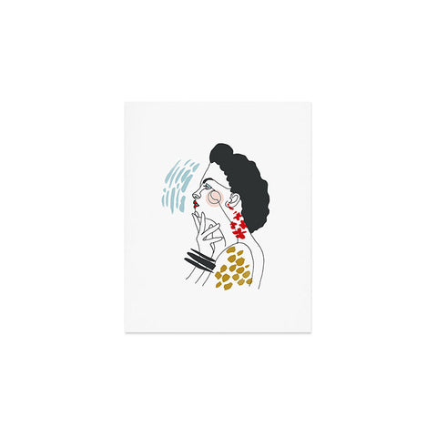 Marta Barragan Camarasa Inspiring woman Art Print