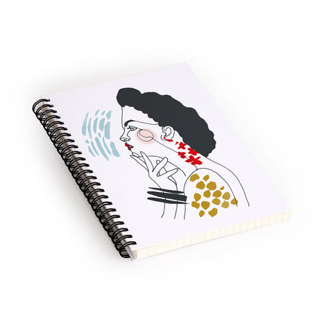 Marta Barragan Camarasa Inspiring woman Spiral Notebook