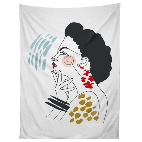Marta Barragan Camarasa Inspiring woman Tapestry