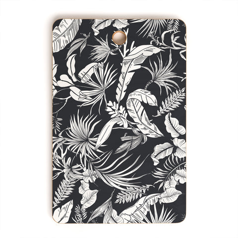 Marta Barragan Camarasa Jungle BW Cutting Board Rectangle