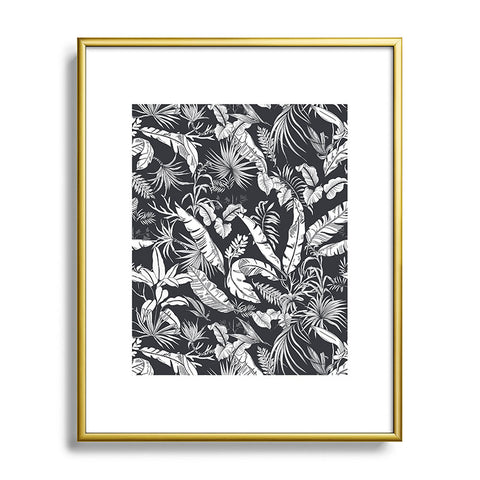 Marta Barragan Camarasa Jungle BW Metal Framed Art Print