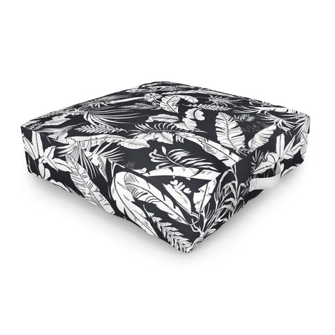Marta Barragan Camarasa Jungle BW Outdoor Floor Cushion