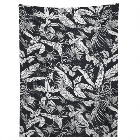 Marta Barragan Camarasa Jungle BW Tapestry
