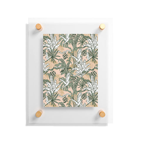 Marta Barragan Camarasa Jungle drawing Floating Acrylic Print