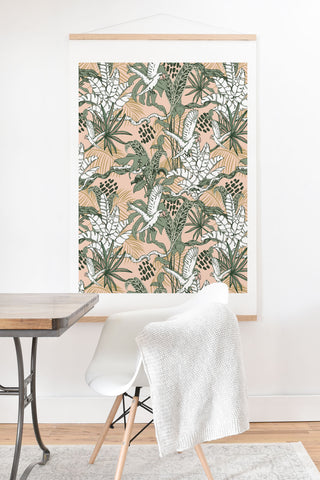 Marta Barragan Camarasa Jungle drawing Art Print And Hanger