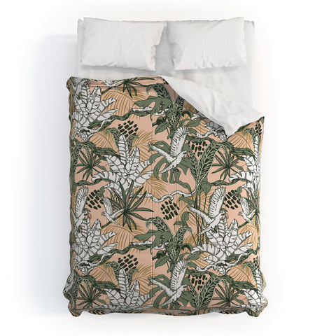 Marta Barragan Camarasa Jungle drawing Comforter