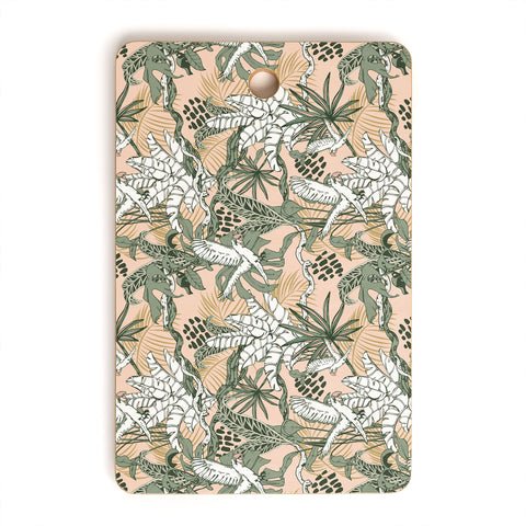 Marta Barragan Camarasa Jungle drawing Cutting Board Rectangle