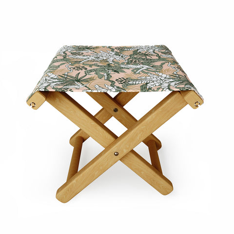 Marta Barragan Camarasa Jungle drawing Folding Stool