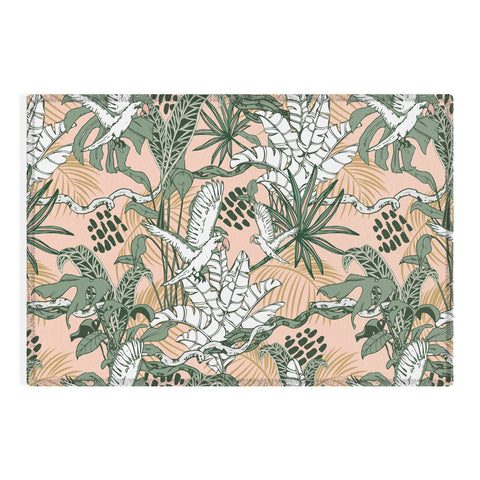 Marta Barragan Camarasa Jungle drawing Outdoor Rug
