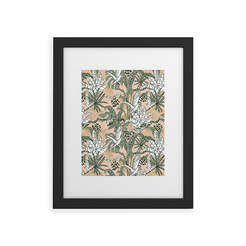 Marta Barragan Camarasa Jungle drawing Framed Art Print