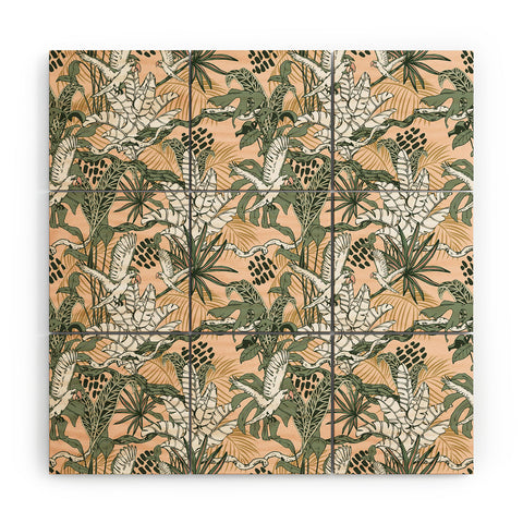 Marta Barragan Camarasa Jungle drawing Wood Wall Mural