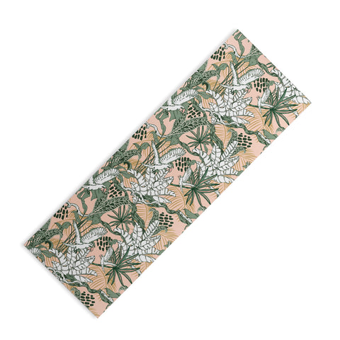 Marta Barragan Camarasa Jungle drawing Yoga Mat