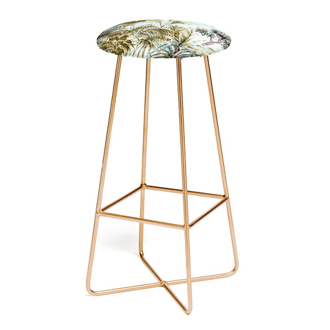 Marta Barragan Camarasa Jungle landscape Bar Stool