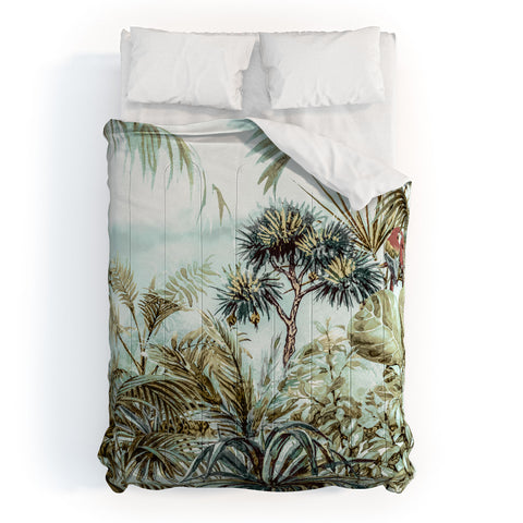 Marta Barragan Camarasa Jungle landscape Comforter
