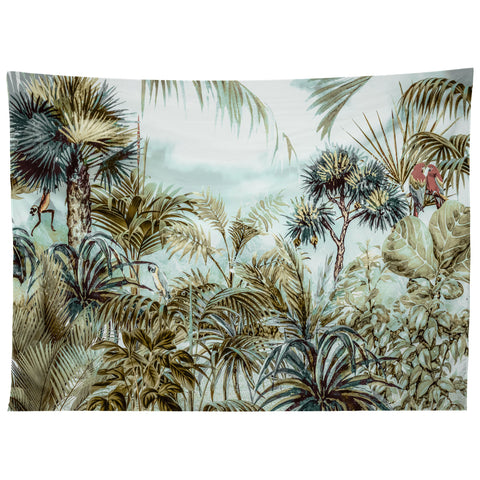 Marta Barragan Camarasa Jungle landscape Tapestry