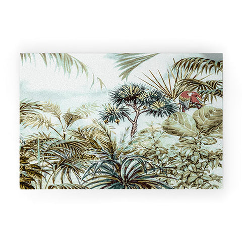Marta Barragan Camarasa Jungle landscape Welcome Mat
