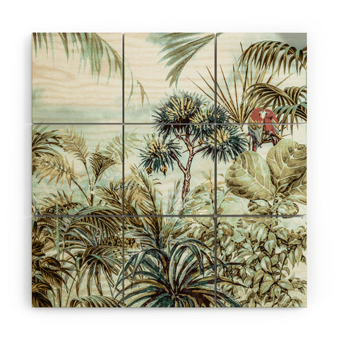 Marta Barragan Camarasa Jungle landscape Wood Wall Mural