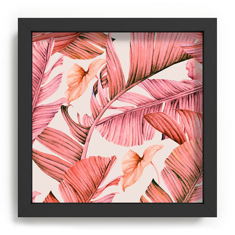Marta Barragan Camarasa Jungle paradise pink Recessed Framing Square