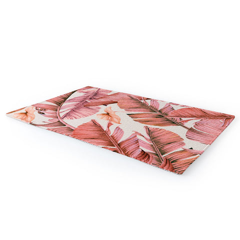 Marta Barragan Camarasa Jungle paradise pink Area Rug