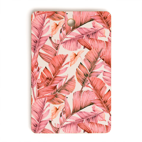 Marta Barragan Camarasa Jungle paradise pink Cutting Board Rectangle