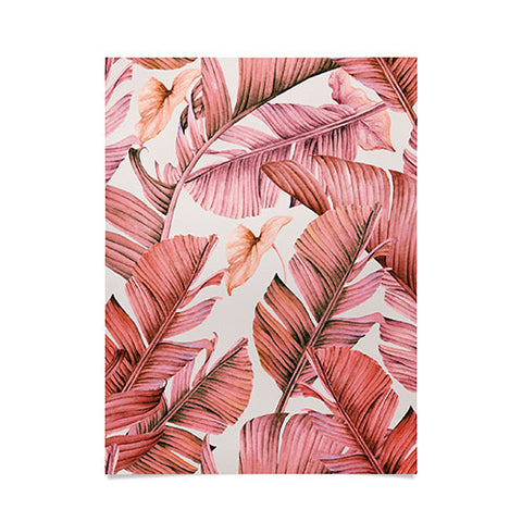 Marta Barragan Camarasa Jungle paradise pink Poster