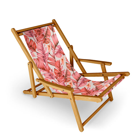 Marta Barragan Camarasa Jungle paradise pink Sling Chair