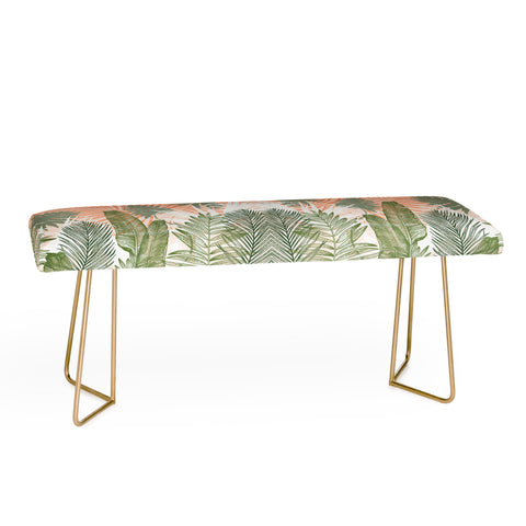 Marta Barragan Camarasa Jungle tropical plants pastel I Bench