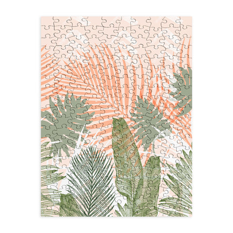 Marta Barragan Camarasa Jungle tropical plants pastel I Puzzle