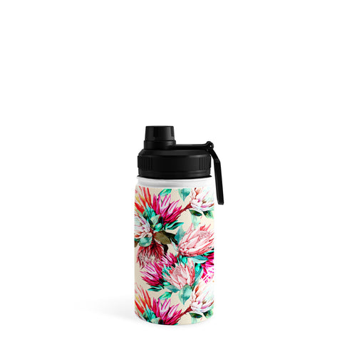 Marta Barragan Camarasa King proteas bloom 02 Water Bottle