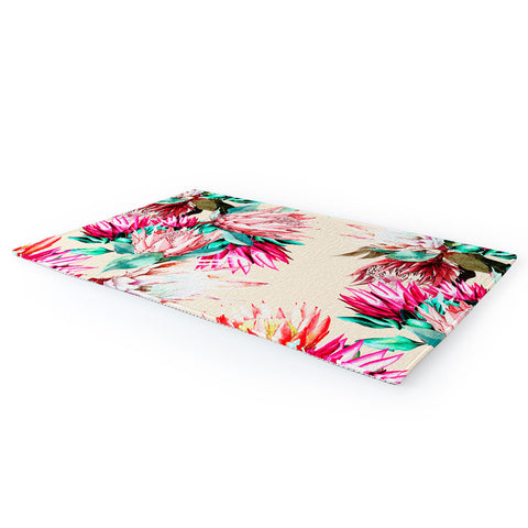 Marta Barragan Camarasa King proteas bloom 02 Area Rug