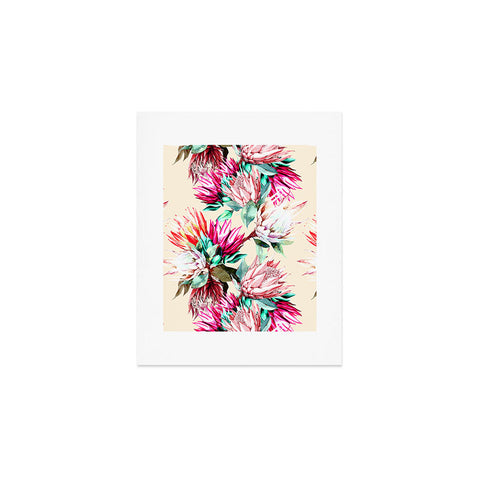 Marta Barragan Camarasa King proteas bloom 02 Art Print
