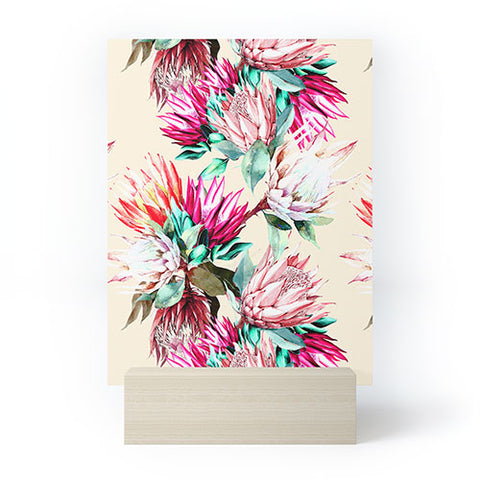 Marta Barragan Camarasa King proteas bloom 02 Mini Art Print