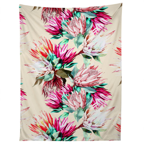 Marta Barragan Camarasa King proteas bloom 02 Tapestry